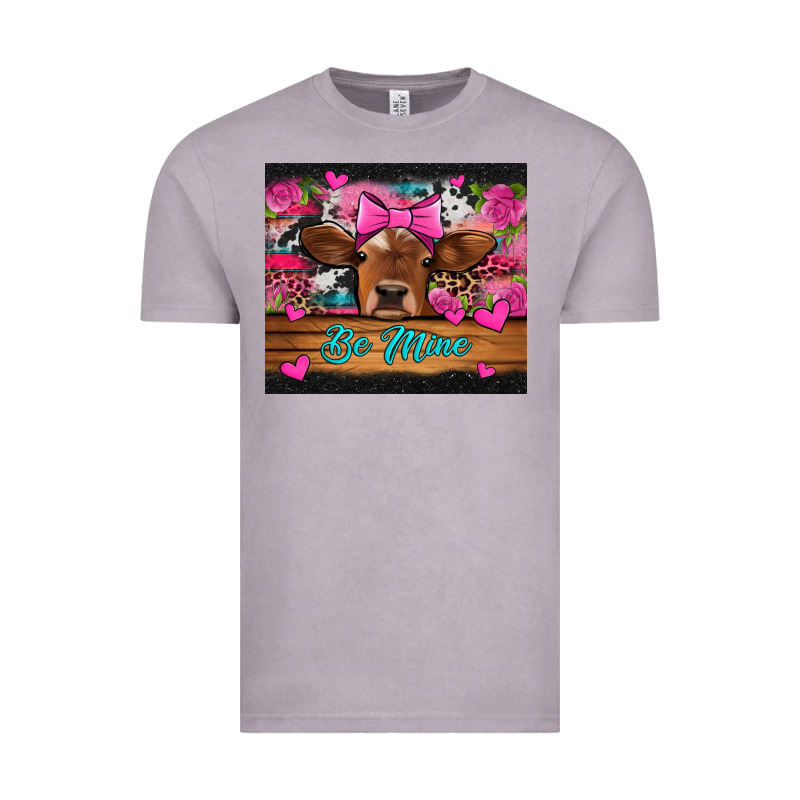 Be Mine Valentine's Day Cow Vintage Tee by Jasminsmagicworld | Teevron