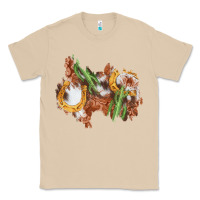 Mushroom horseshoe cowhide cactus patch Classic Tee - AdoDesignShop