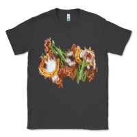 Smoke horseshoe cowhide cactus patch Classic Tee - AdoDesignShop