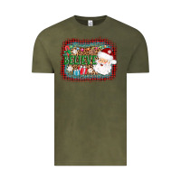 Vintage Olive believe santa Vintage Tee - AdoDesignShop