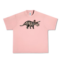Salmon Triceratops Horridus Urban Heavy Tee - LillyAllenDesigns