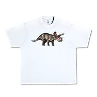White Triceratops Horridus Urban Heavy Tee - LillyAllenDesigns