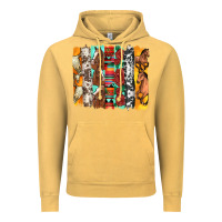 Vintage Mustard western horses roses and bullskulls wıth cowhide amd serape brushstro Vintage Hoodie - Artiststas