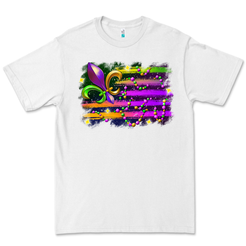 Mardi Gras Flag Premium Tee by RacoonDesign | Teevron