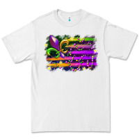 White mardi gras flag Premium Tee - RacoonDesign