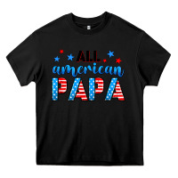 Black All American papa Heavy Core Tee - Neo Western