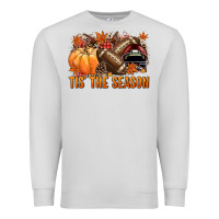 Dove Grey Tis' the season Football and maroon helmet Premium Sweatshirt - NancyCooperArtShop