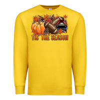 Lemon Tis' the season Football and maroon helmet Premium Sweatshirt - NancyCooperArtShop