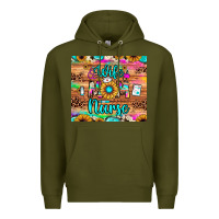 Army Green wife mom nurse Premium Hoodie - JahusDesignShop