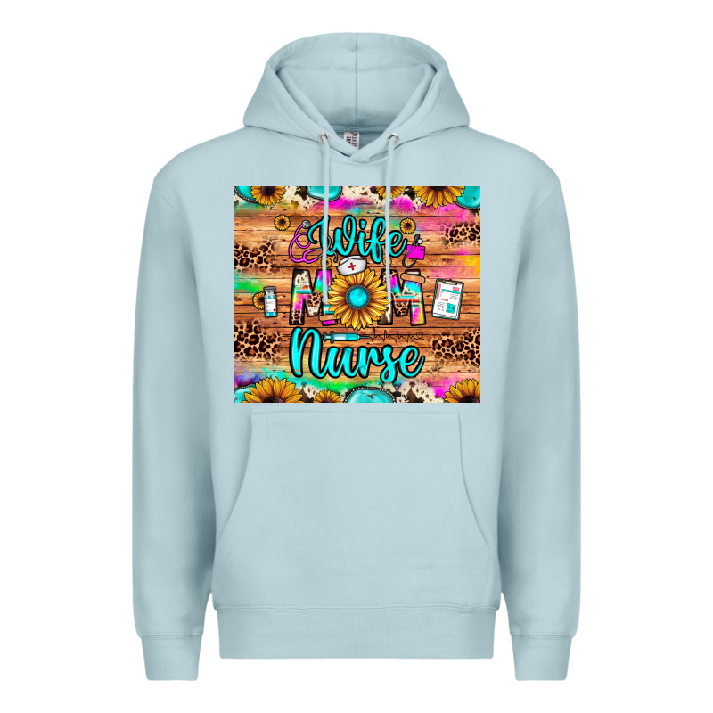 Wife Mom Nurse Premium Hoodie by JahusDesignShop | Teevron
