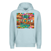 Blue Mist wife mom nurse Premium Hoodie - JahusDesignShop