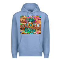 Colony Blue wife mom nurse Premium Hoodie - JahusDesignShop
