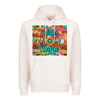 Pale Pink wife mom nurse Premium Hoodie - JahusDesignShop