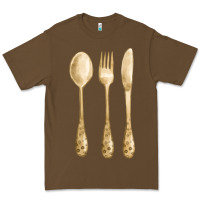 Cacao spoon fork knife fa element Premium Tee - FaDigitalArtStudio