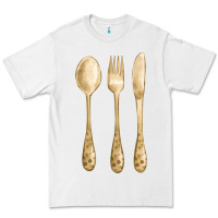 White spoon fork knife fa element Premium Tee - FaDigitalArtStudio
