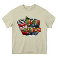 Mossy coffe Heavy Core Tee - CowhideDigitalArt