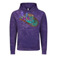Cloud Purple cowboy hat Vintage Hoodie - AdoDesignShop