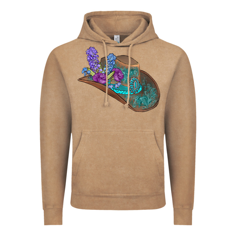 Cowboy Hat Vintage Hoodie by AdoDesignShop | Teevron
