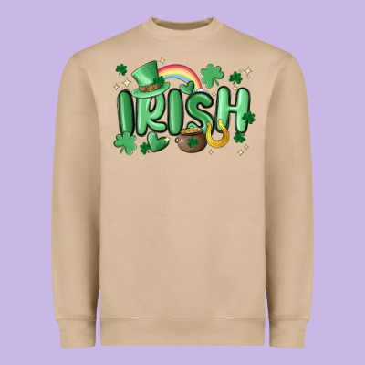 Irish Heavyweight Sweatshirt Designed By Maliassmallbusiness