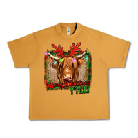 Peanut Butter merry christmas y'all highland cow Urban Heavy Tee - Jasminsmagicworld