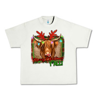 Merry Christmas Y'all Highland Cow Urban Heavy Tee | Teevron