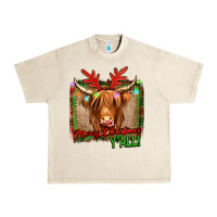 Sandshell merry christmas y'all highland cow Urban Heavy Tee - Jasminsmagicworld