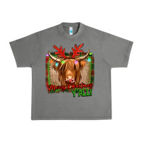 Tornado merry christmas y'all highland cow Urban Heavy Tee - Jasminsmagicworld