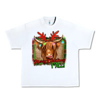 White merry christmas y'all highland cow Urban Heavy Tee - Jasminsmagicworld
