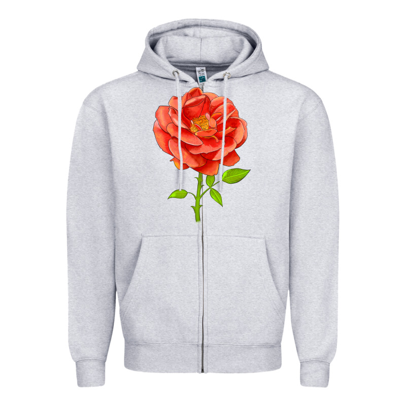All A Twitter Rose Zipper Hoodie by LillyAllenDesigns | Teevron