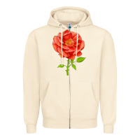 Sandshell All A Twitter Rose Zipper Hoodie - LillyAllenDesigns