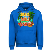 Cobalt Sun salt sand Urban Hoodie - FaDigitalArtStudio
