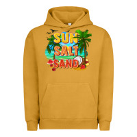 Pigment Peanut Butter Sun salt sand Urban Hoodie - FaDigitalArtStudio