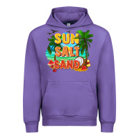 Tulip Sun salt sand Urban Hoodie - FaDigitalArtStudio