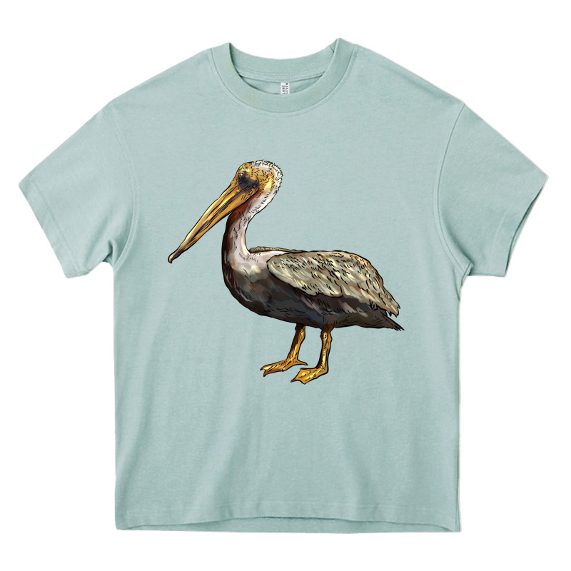 Louisiana State Bird Pelican Heavy Core Tee by BarkalooDesign | Teevron