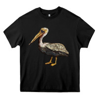 Black louisiana state bird pelican Heavy Core Tee - BarkalooDesign