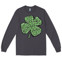 Smoke leopard shamrock Long Sleeve Tee - MaliasSmallBusiness