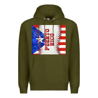 Army Green baseball puerto rico tumbler tbs Premium Hoodie - TumblerDesignByShophia