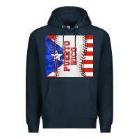 Navy baseball puerto rico tumbler tbs Premium Hoodie - TumblerDesignByShophia