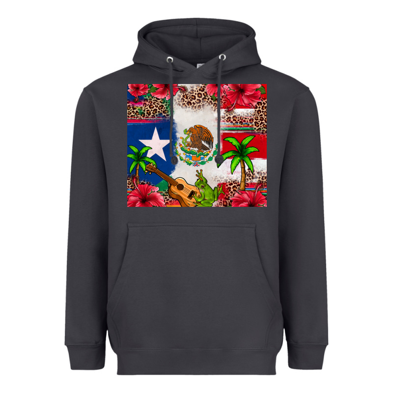 Mexican And Puerto Rico Flag Heavyweight Hoodie by texasbilliewilder | Teevron