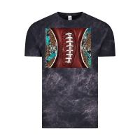 Western Pattern And American Football Vintage Tee | Teevron