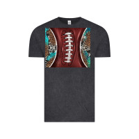 Vintage Black western pattern and american football Vintage Tee - BarkalooDesign