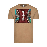 Vintage Coffee western pattern and american football Vintage Tee - BarkalooDesign
