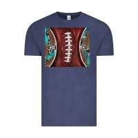 Vintage Denim western pattern and american football Vintage Tee - BarkalooDesign