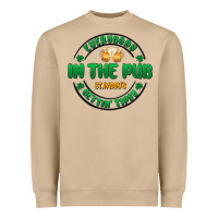 Mushroom everybody in the pub getting tipsy Heavyweight Sweatshirt - MaliasSmallBusiness