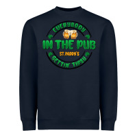 Navy everybody in the pub getting tipsy Heavyweight Sweatshirt - MaliasSmallBusiness