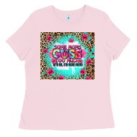 Bubblegum Pink some moms cuss too much it's me i'm some moms Ladies Tee - Zillion Design Studio