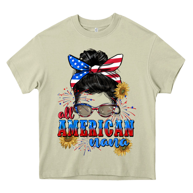 All American Nana 4th Of July Heavy Core Tee by CowGirlArtShop | Teevron