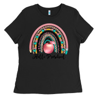 Black hello preschool Ladies Tee - JahusDesignShop