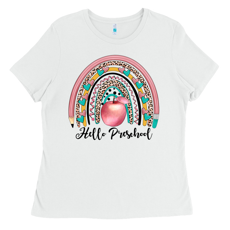 Hello Preschool Ladies Tee by JahusDesignShop | Teevron