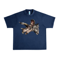 Navy Triceratops Horridus Face Urban Heavy Tee - LillyAllenDesigns